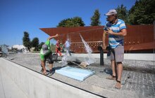 Фото 3: Блаженніший Епіфаній оглянув Меморіал пам’яті Героїв Небесної Сотні у Львові