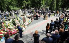Фото 1: У Львові поховали видатного композитора Мирослава Скорика