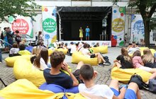 Фото 7: У дворику Ратуші запрацювала фан-зона Lviv Olympic Space