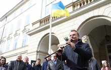 Фото 4: Сьогодні в центрі Львова урочисто заспівали Гімн України