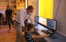 Фото 5: Відсьогодні оновлена медіатека «Під Високим Замком» офіційно відкриває двері для юних читачів