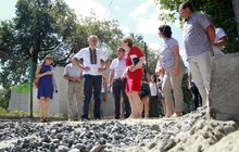 Фото 8: На вул. Зимновідська-Станційна триває ремонт дороги та облаштування мереж