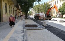 Фото 5: Реконструкція вул. С. Бандери: до Дня Незалежності для проїзду відкриють ділянку від вул. Чупринки до вул. Коновальця