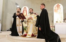 Фото 13: Глава УГКЦ Блаженніший Святослав у співслужінні з єпископами Синоду УГКЦ освятив унікальний храм Софії-Премудрості Божої