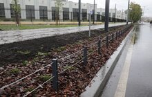 Фото 32: Триває завершальний етап реконструкції пл. Двірцевої: облаштовують сквер та фонтан