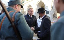 Фото 5: На площі Ринок зачитали відозву про проголошення ЗУНР до 101-ї річниці Листопадового чину