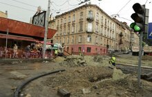 Фото 1: Реконструкція вул.І.Франка вздовж трамвайного маршруту №4 на ділянці від вул. Стрийської до вул.Мушака