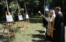 Фото 4: В Шевченківському гаю у Львові освятили місця, де збудують три нові інфраструктурні об’єкти