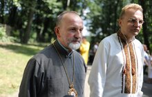 Фото 9: В Шевченківському гаю у Львові освятили місця, де збудують три нові інфраструктурні об’єкти