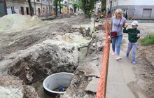 Фото 1: На вул. Замарстинівській триває капітальний ремонт дороги на ділянці від вул. Липинського до вул. Східної