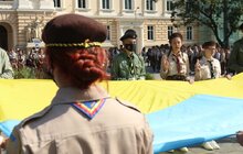 Фото 18: На площі перед пам’ятником Іванові Франкові у Львові відбулось урочисте відкриття Пластового року