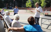 Фото 1: У Львові на вул. Науковій буде простір для людей поважного віку
