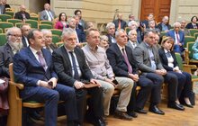 Фото 13: Мер Львова привітав НТШ з 145-річчям і зазначив, що наступного року в бюджеті міста на діяльність товариства буде передбачено 400 тис грн