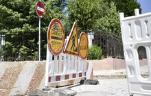 Фото 1: Реконструкція вул. С. Бандери триває: до кінця року планують завершити роботи і відкрити вулицю для проїзду