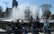 Фото 9: Молоді львів’яни з особливими потребами побували на матчі чвертьфіналу Кубка України з футболу в Донецьку