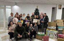 Фото 7: Військові з подарунками завітали до маленьких мешканців прихистку у Львівській громаді