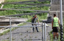 Фото 1: Між оборонним муром Бернардинів і вул. Винниченка відновлюють ремонтні роботи (відео)
