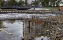 Фото 14: Громадський простір на вул. Панча готують до зими (відео)
