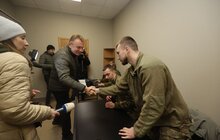 Фото 9: Перший в Україні рекрутинговий центр батальйону «Вовки Да Вінчі» запрацював у Львові (відео)