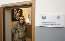 Фото 16: Перший в Україні рекрутинговий центр батальйону «Вовки Да Вінчі» запрацював у Львові (відео)