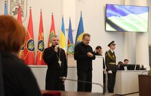 Фото 14: В День українського добровольця у Львові 30 захисників посмертно нагородили «Почесним знаком Святого Юрія» (фото)