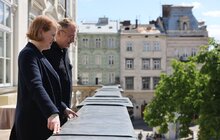 Фото 1: На День міста до Львова завітала Міністерка у справах сім’ї, людей похилого віку, жінок та молоді Німеччини