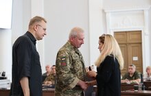 Фото 18: Ще 30 львів’ян посмертно нагородили «Почесним знаком Святого Юрія» за оборону Незалежності України (фото)