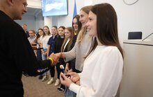 Фото 4: Львівські регбістки-чемпіонки України отримали відзнаку від міста