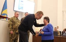 Фото 8: У мерії Львова посмертно нагородили львів'ян, які з 2014 року обороняли незалежність України