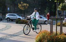 Фото 5: Сьогодні у Львові – осінній день «Велосипедом на роботу»