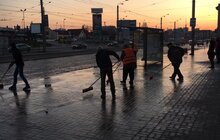 Фото 10: Комунальні служби Львова продовжують дезінфекцію міста