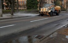 Фото 22: Комунальні служби Львова продовжують дезінфекцію міста