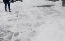 Фото 9: Працівники Львівської мерії долучились до прибирання міста від снігу