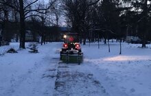 Фото 26: Для посипання доріг від ожеледиці минулої доби використано 527 м3 піскосуміші та 186 м3 солі