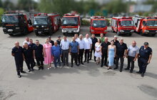 Фото 3: Шість пожежних автомобілів передали громадам Львівської агломерації від тайванського народу