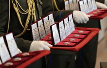 Фото 10: До Дня Конституції у Львові 35 військових посмертно нагородили «Почесним знаком святого Юрія» (фото)