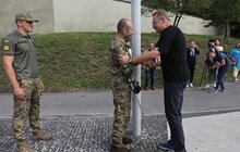 Фото 6: У Львові урочисто підняли прапор України над Меморіалом пам’яті Героїв Небесної Сотні