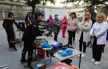 Фото 22: Безпека в умовах війни: львівські рятувальники проводять спеціальні навчання для містян