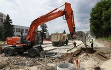 Фото 1: Квазікільце на вул. Шевченка відкриють для проїзду вже в першій декаді серпня