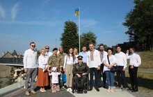 Фото 16: У Львові підняли Державний прапор над Меморіалом пам’яті Героїв Небесної Сотні