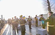 Фото 3: На Меморіалі Героїв Небесної сотні підняли синьо-жовтий стяг та привітали волонтерів з їхнім днем