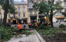 Фото 9: «До прибирання міста було задіяно сьогодні 1694 працівники комунальних підприємств і 72 одиниці техніки», - І. Маруняк