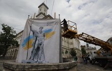 Фото 3: На пл. Ринок візуалізували фонтани