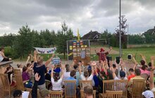 Фото 1: Незрячі українські діти, які постраждали від війни, побували у корекційному таборі в Литві
