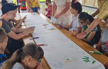 Фото 11: Незрячі українські діти, які постраждали від війни, побували у корекційному таборі в Литві