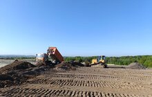 Фото 2: Грибовицький полігон накривають ґрунтом