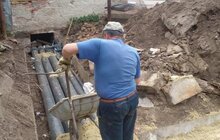 Фото 2: На вул. Медової Печери прокладають теплову мережу, протяжністю майже 400 м
