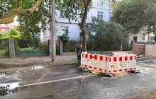 Фото 1: На вулиці Копистинського Львівводоканал замінив частину 100-літнього колектора (відео)
