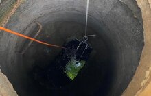 Фото 15: Львівводоканал з допомогою машини-робота із вмонтованою камерою перевірив стан колектора на вул. Голубовича