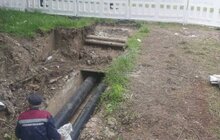 Фото 1: На вулиці Патона замінюють 430 метрів старих теплотрас